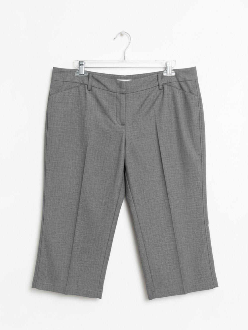 Larry Levine Stretch Charcoal Grey Culottes - Size 12